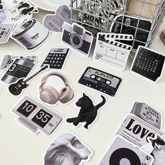 50pcs Random Pattern Tablet Notebook Journal Book Diy Graffiti Stickers