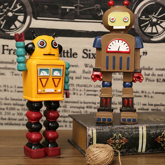 American Retro Robot Model Ornaments Home Living Room TV Cabinet Decor