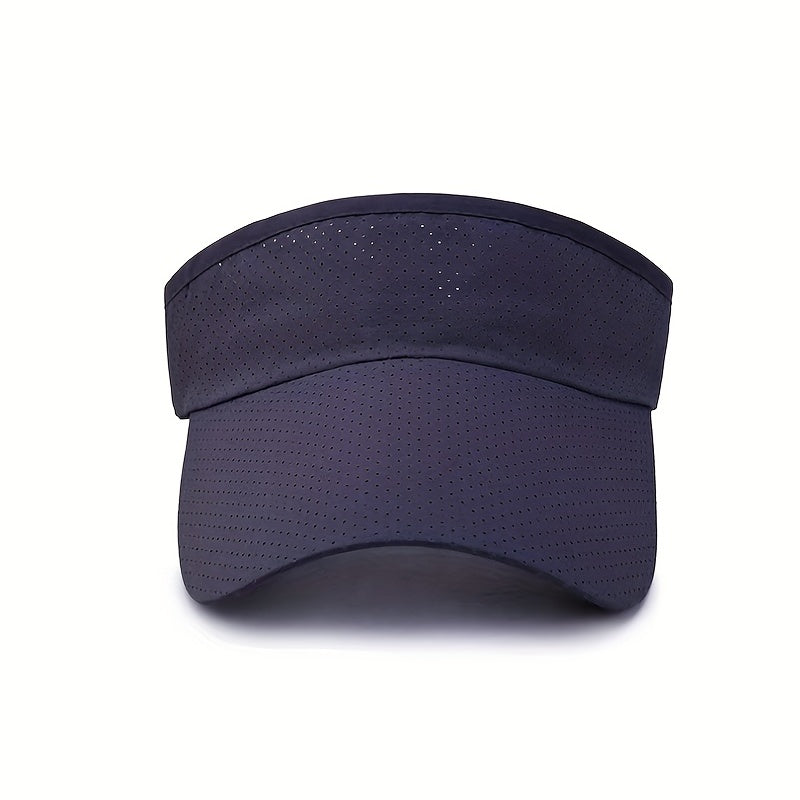 Summer Sun Hat Mens Empty Top Hat Topless Solid Light Board Hat
