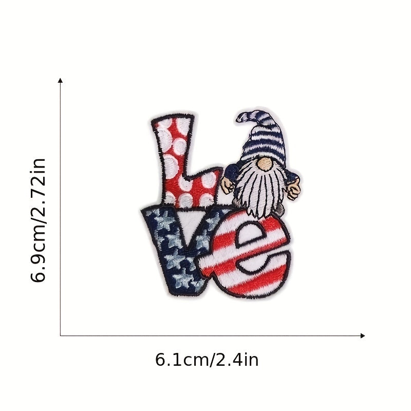 American Independence Cloth Patch Baseball Cap Patch Embroidery Sticker