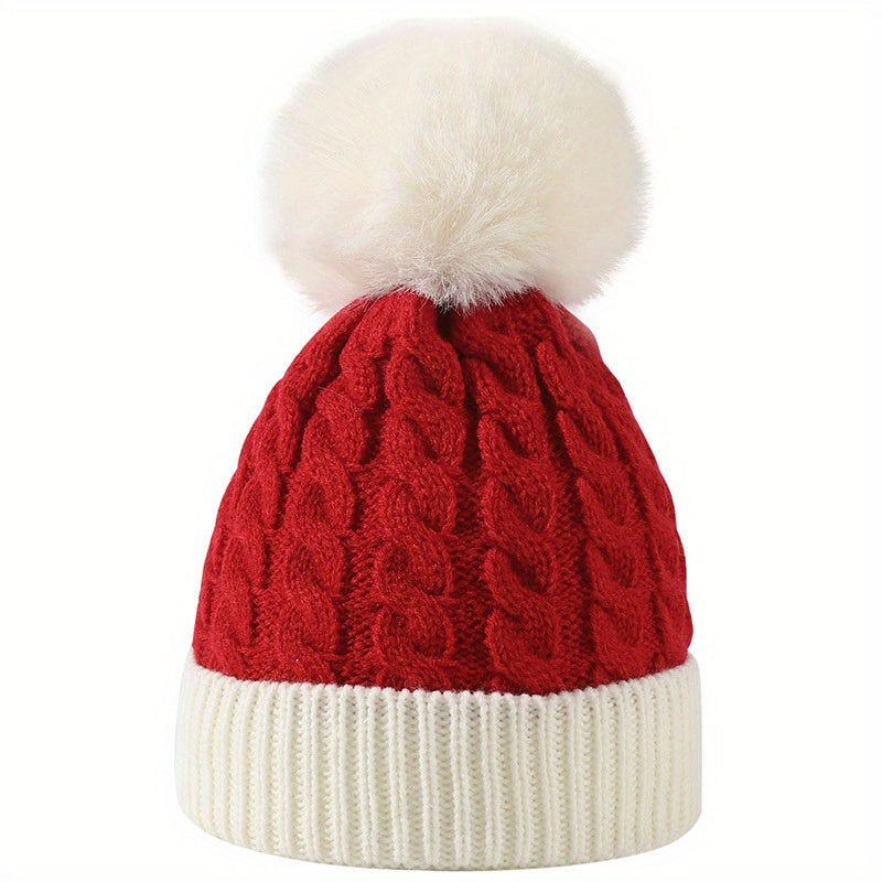 Kids Santa Claus Knitted Beanie for Halloween