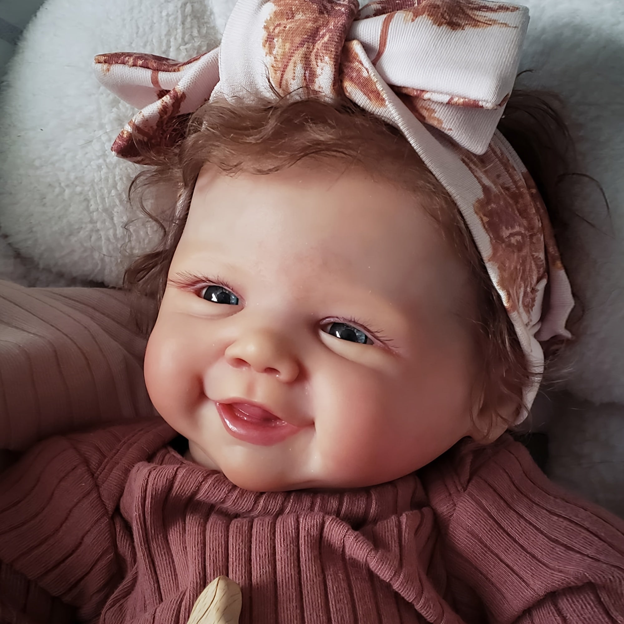 18 Inch Reborn Child Doll with 3D Painted Features & Soft Vinyl Body