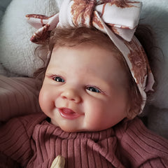 18 Inch Reborn Child Doll with 3D Painted Features & Soft Vinyl Body