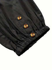  Solid Tie Front High Waist Harem Pants