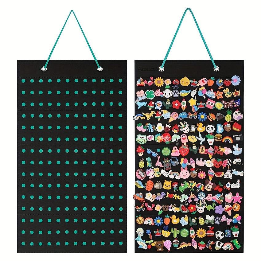 Shoe Charms Organizer - 180 Holes Hanging Display Stand