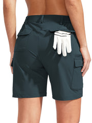Women's Quick Drying Cargo Shorts for Outdoor Activities