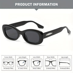 Men's Oval Frame Sunglasses Hip hop Style