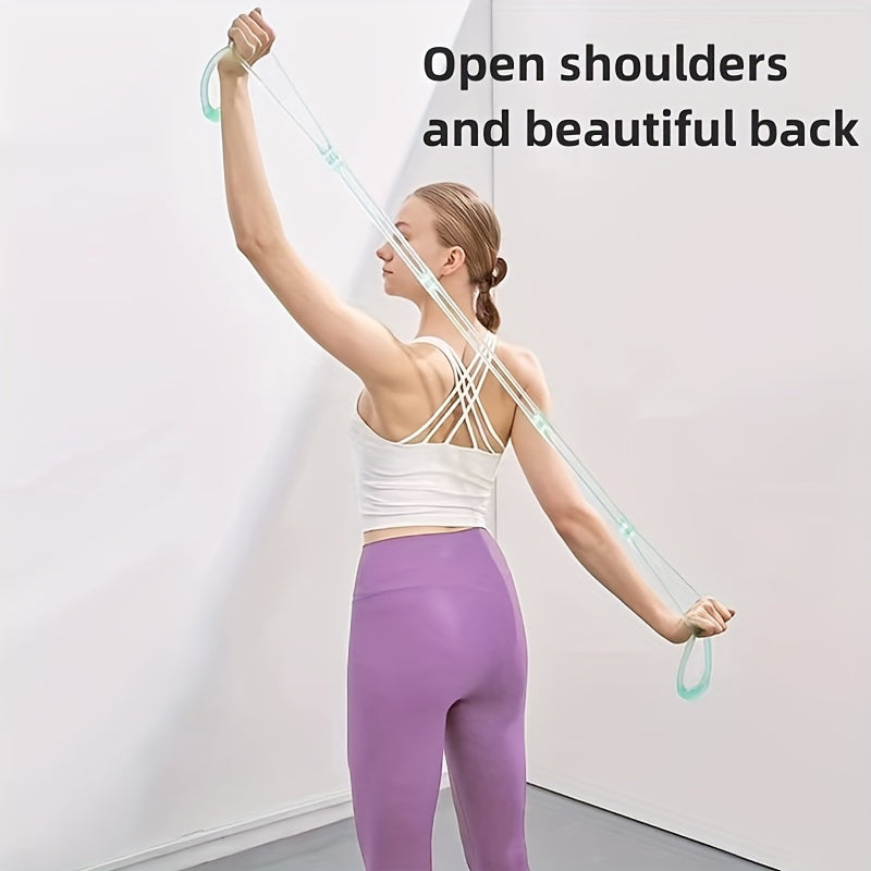 Pilates Tension Rope Yoga Strength Training Seven hole Tension Rope