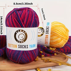 10pcs Soft Warm Wool Yarn for DIY Knitting Crocheting 500g