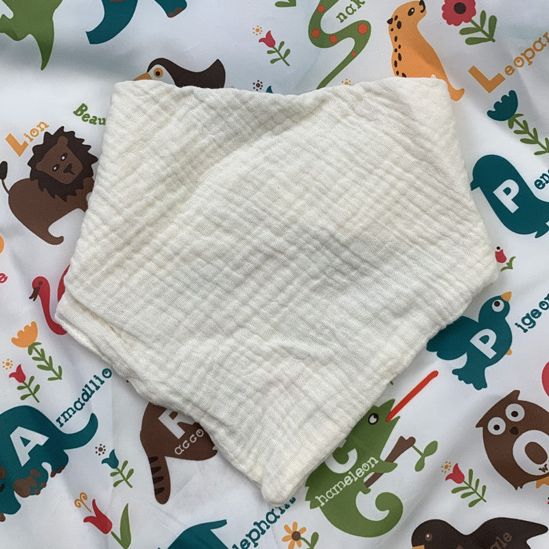 Baby Double Gauze Drool Towel Baby Crepe Gauze Bib