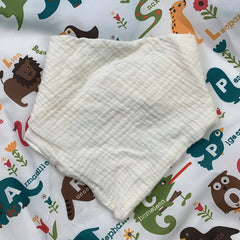 Baby Double Gauze Drool Towel Baby Crepe Gauze Bib