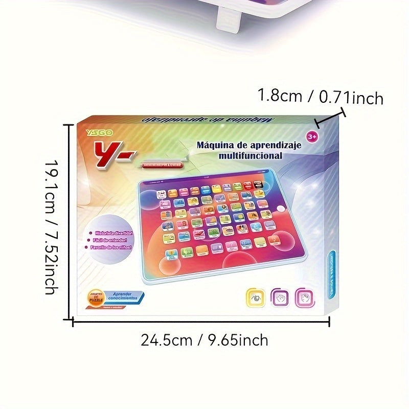 Ultra Thin Spanish Touch Screen Reading Machine Educational Toy