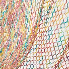 Fishnet Tassel Shawl Mesh Bikini Cover Up Beach Cape