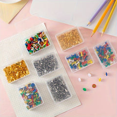 Colorful Thumbtack Pack Office Supplies