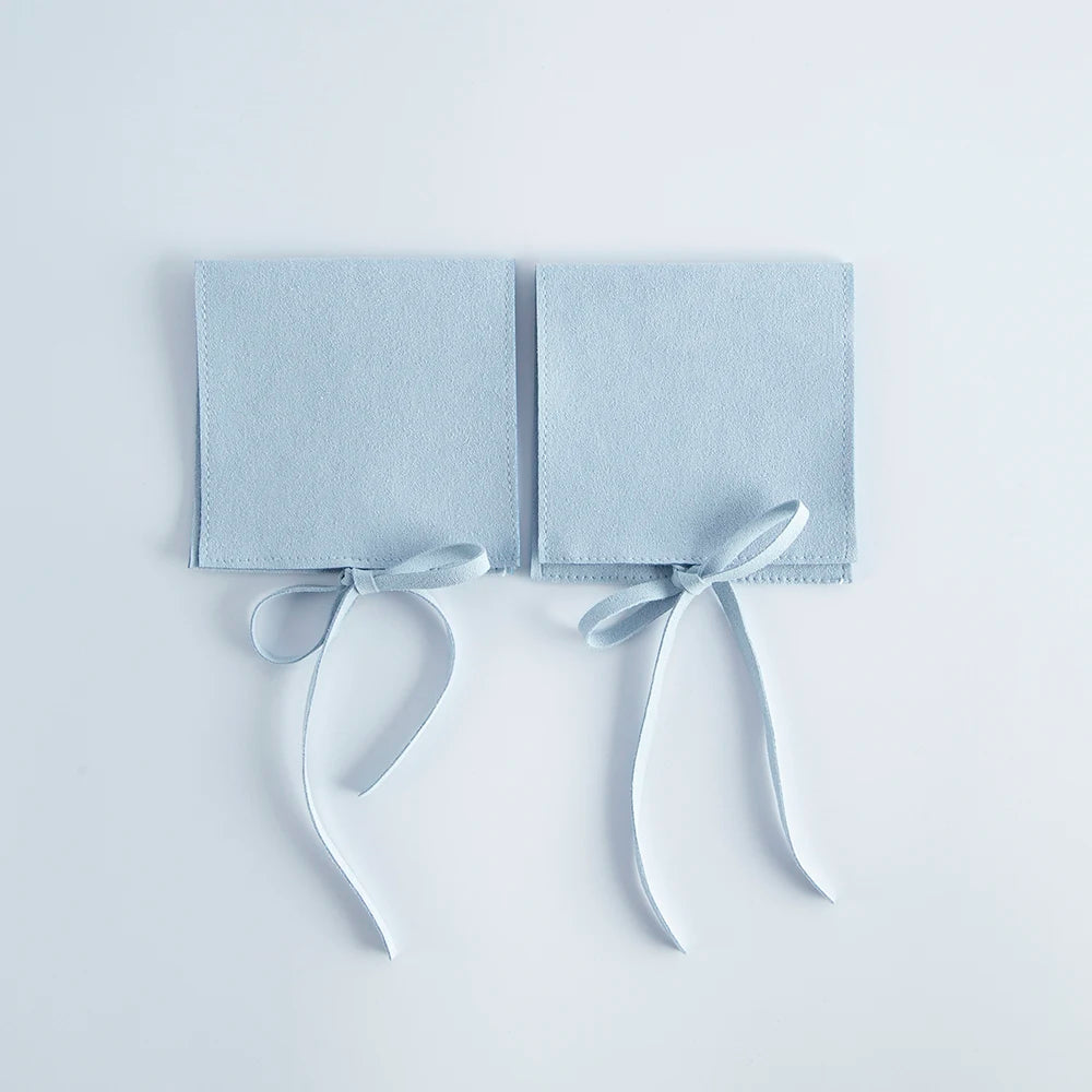 5pcs Microfiber Jewelry Pouches Wedding Christmas Storage Bag