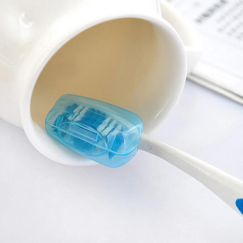 5pcs Travel Toothbrush Cover Case Cap Protector Organizer