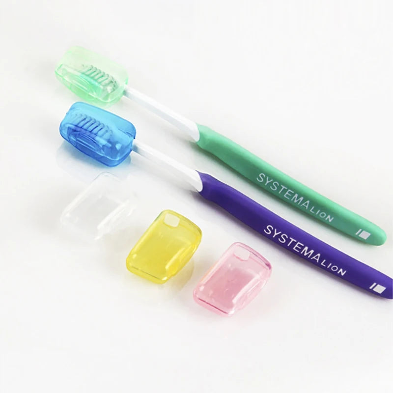5pcs Travel Toothbrush Cover Case Cap Protector Organizer