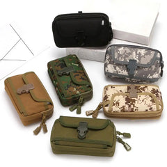 6.5-inch Phone Waist Bag Camo Waterproof Fanny Pack Outdoor Supplies