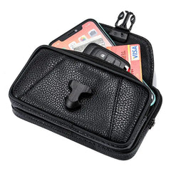 6.8in Waist Packs Mobile Phone Bag Leather Outdoor Sport Phone Pouch