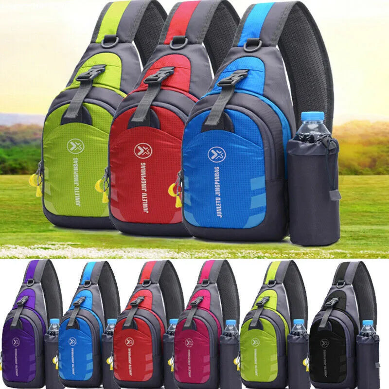Waterproof Small Chest Bag Travel Sport Sling Messenger Cross Bags