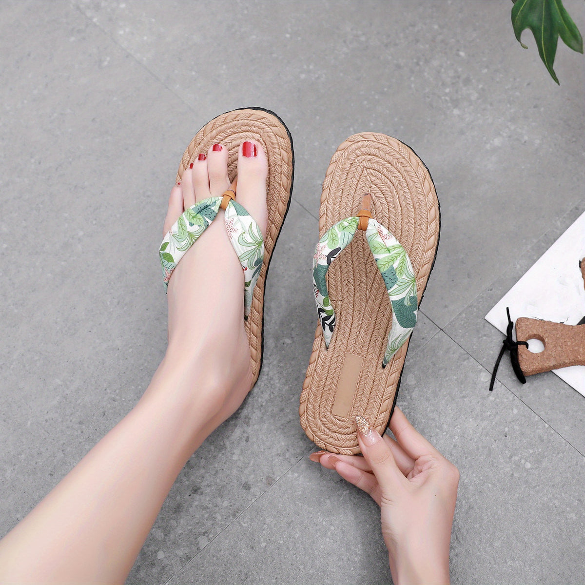 Flat Flip Flops Women's Slide Sandals