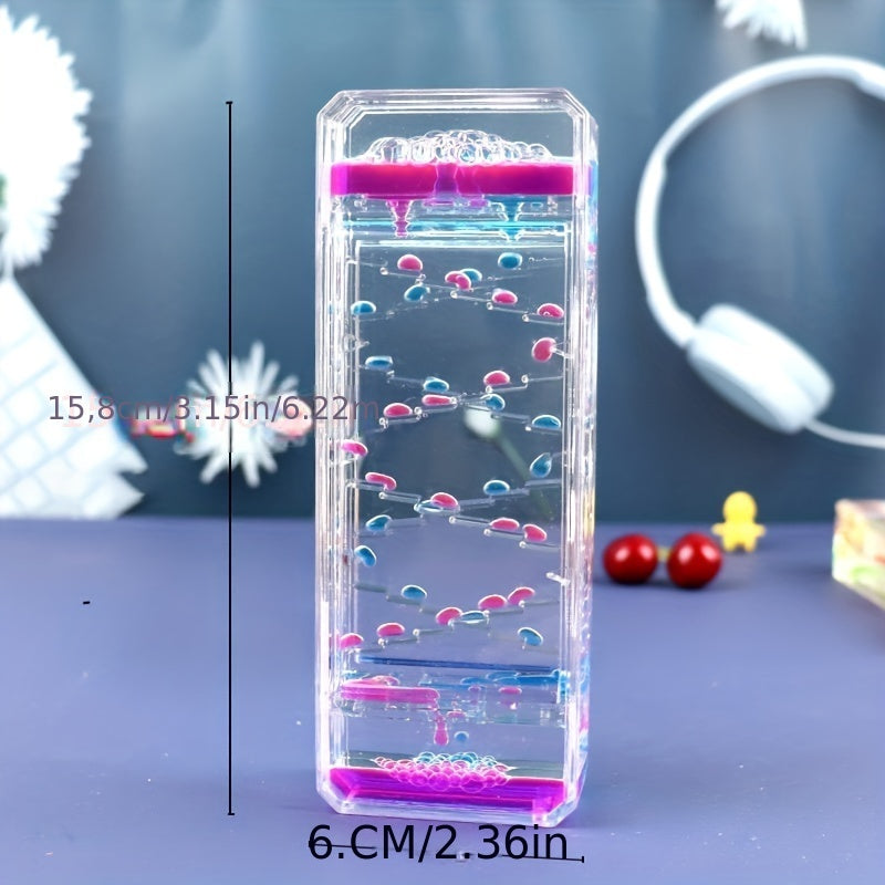 Liquid Hourglass Timer Stress Relief Toy - Birthday Gift
