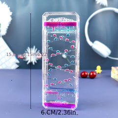 Liquid Hourglass Timer Stress Relief Toy - Birthday Gift