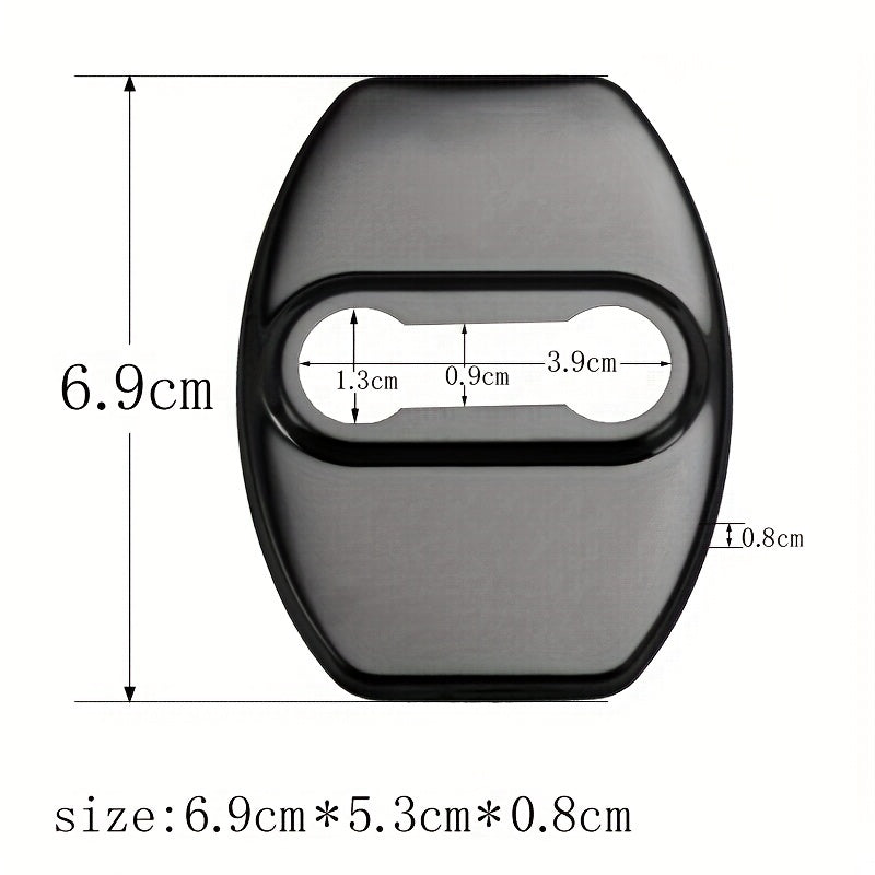 Car Door Lock Cover Protector Set for Enhanced Security