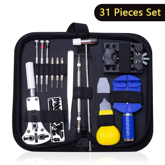 31pcs Watch Repair Tool Set Disassembly Clock Watch Repair Kit