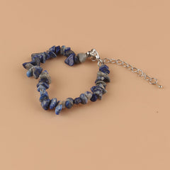Natural Stone Bracelet Crystal Healing Chip Chain Bracelets