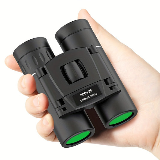 800 25 HD Binoculars Portable Folding Telescope For Camping Traveling