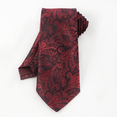 Men's Formal Business Flower Pattern Tie Groom Wedding Neckties