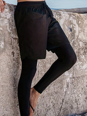 Men's Quick Dry Diving Wetsuit Set - Long Sleeve Jacket, Shorts, Leggings