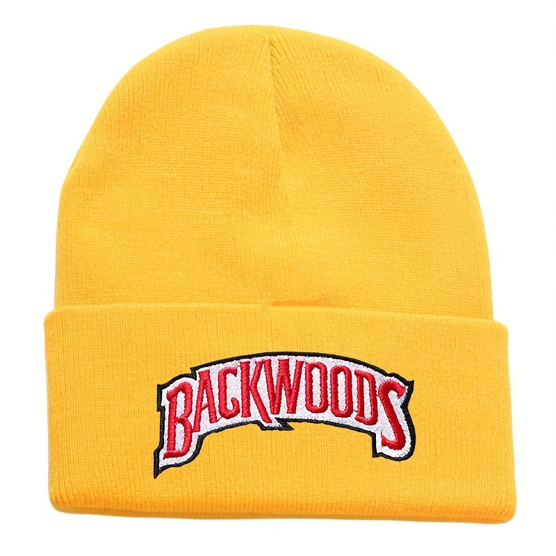 Embroidered Knitted Hat Beanie Hat for Men & Women