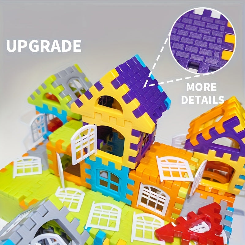 120pcs Building Blocks Set Large Interlocking Bricks Educational Toy