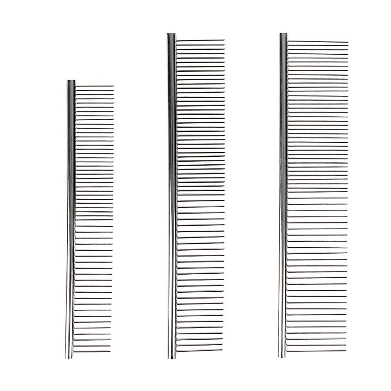Pet Stainless Hair Removal Straight Comb Undercoat Hair Removal Comb