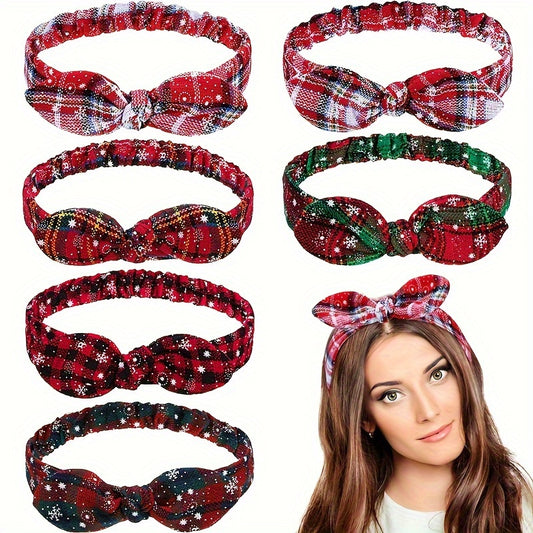 Christmas Headbands Bow Hair Hoops Party Decor Photography Props