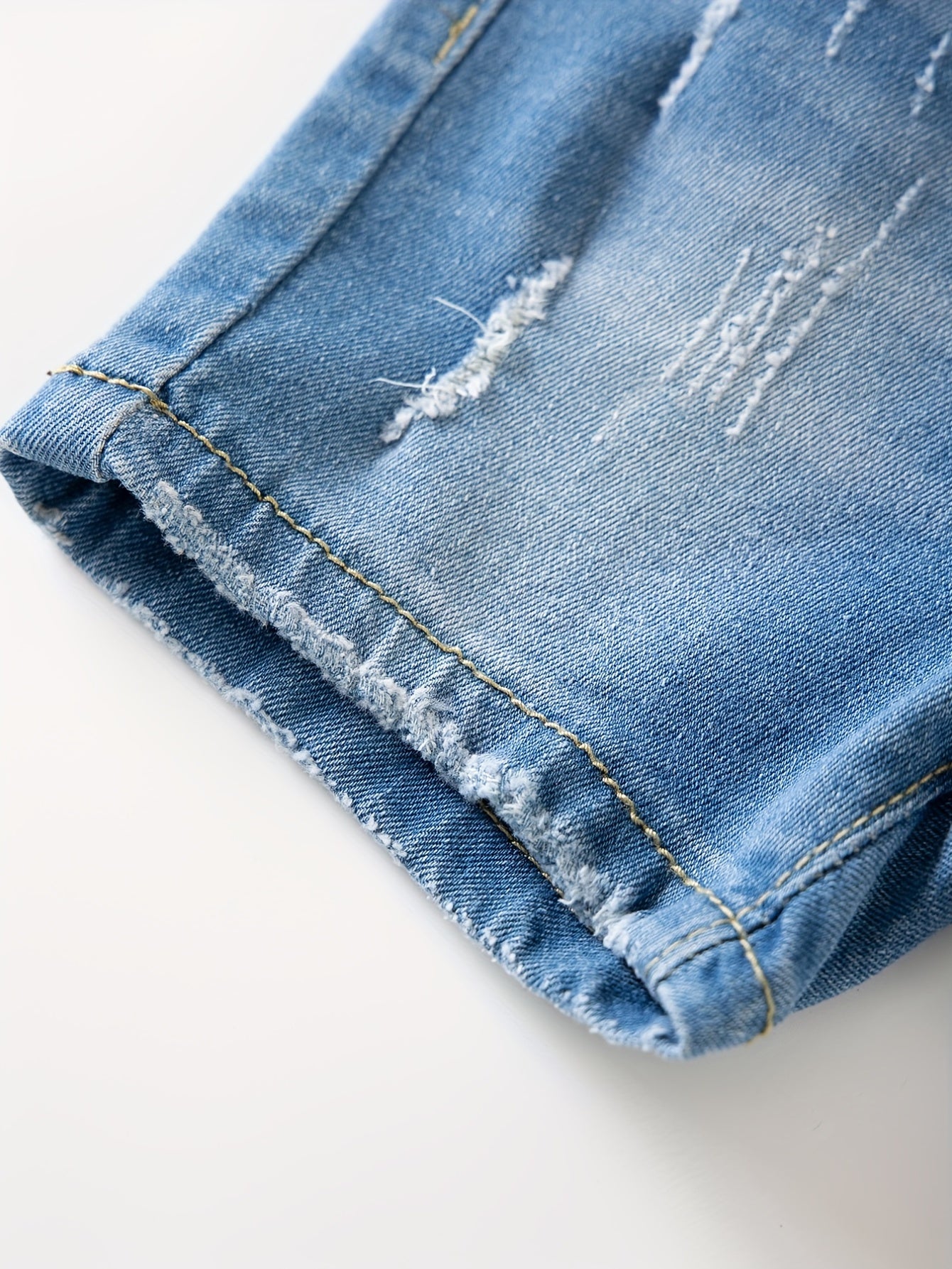Boys Denim Jeans Shorts with Pockets for Summer