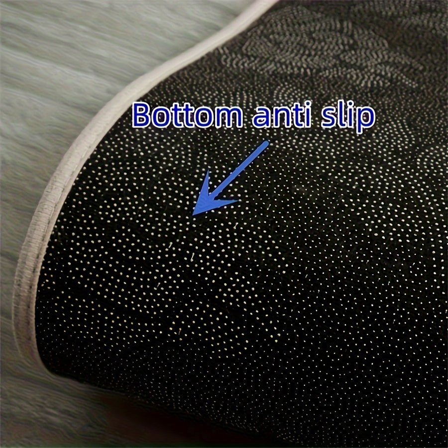 Round Pattern Area Rug Living Room Bedroom Decor Carpet Soft Non-slip Floor Mat