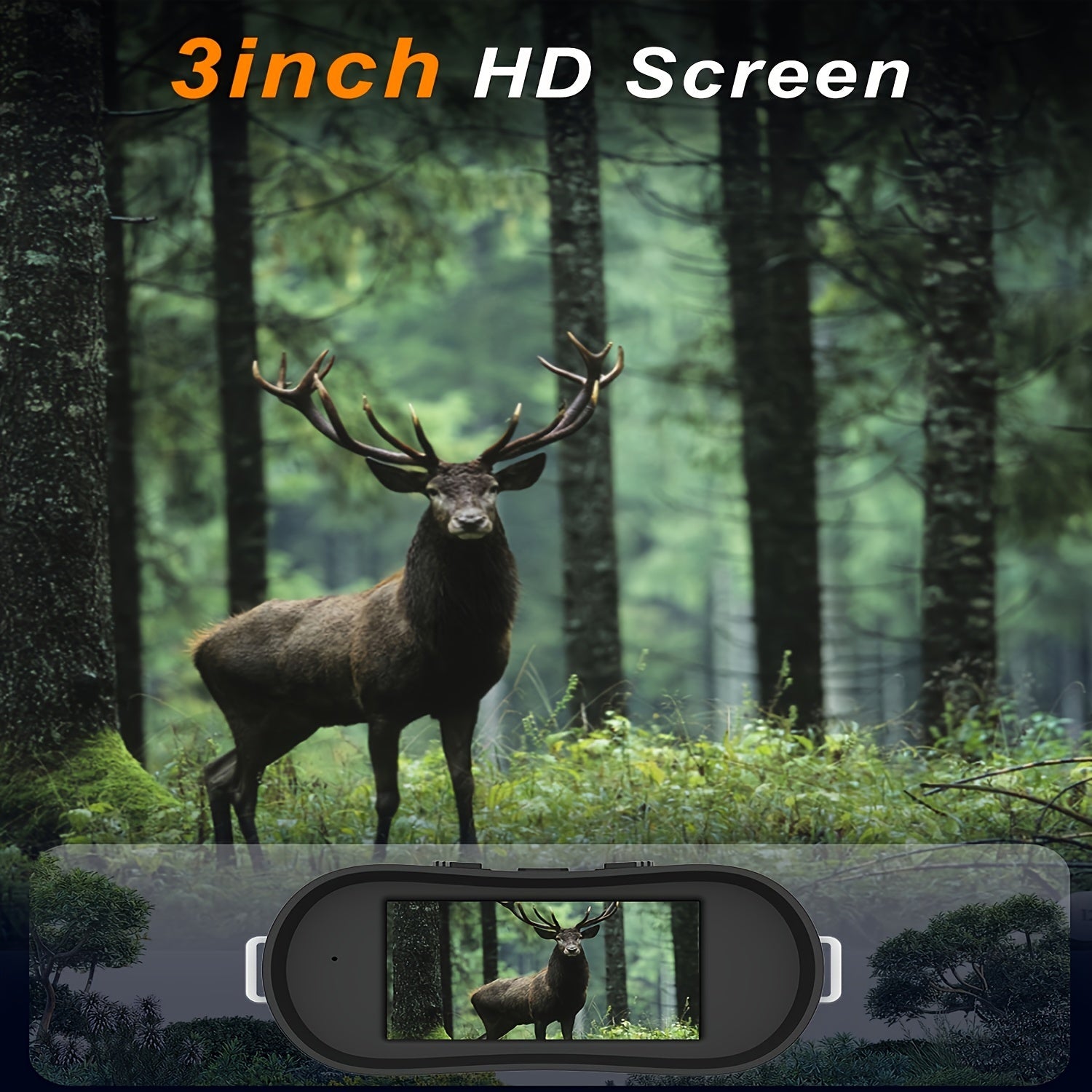 Night Vision Goggles 1080P Digital Infrared Binoculars with Infrared Lens