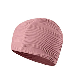 Ear Protection Swim Cap High Elastic Solid Cap For Hair Adult