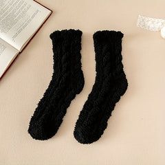 12 Pairs Cozy Fuzzy Socks Women's Stockings & Hosiery