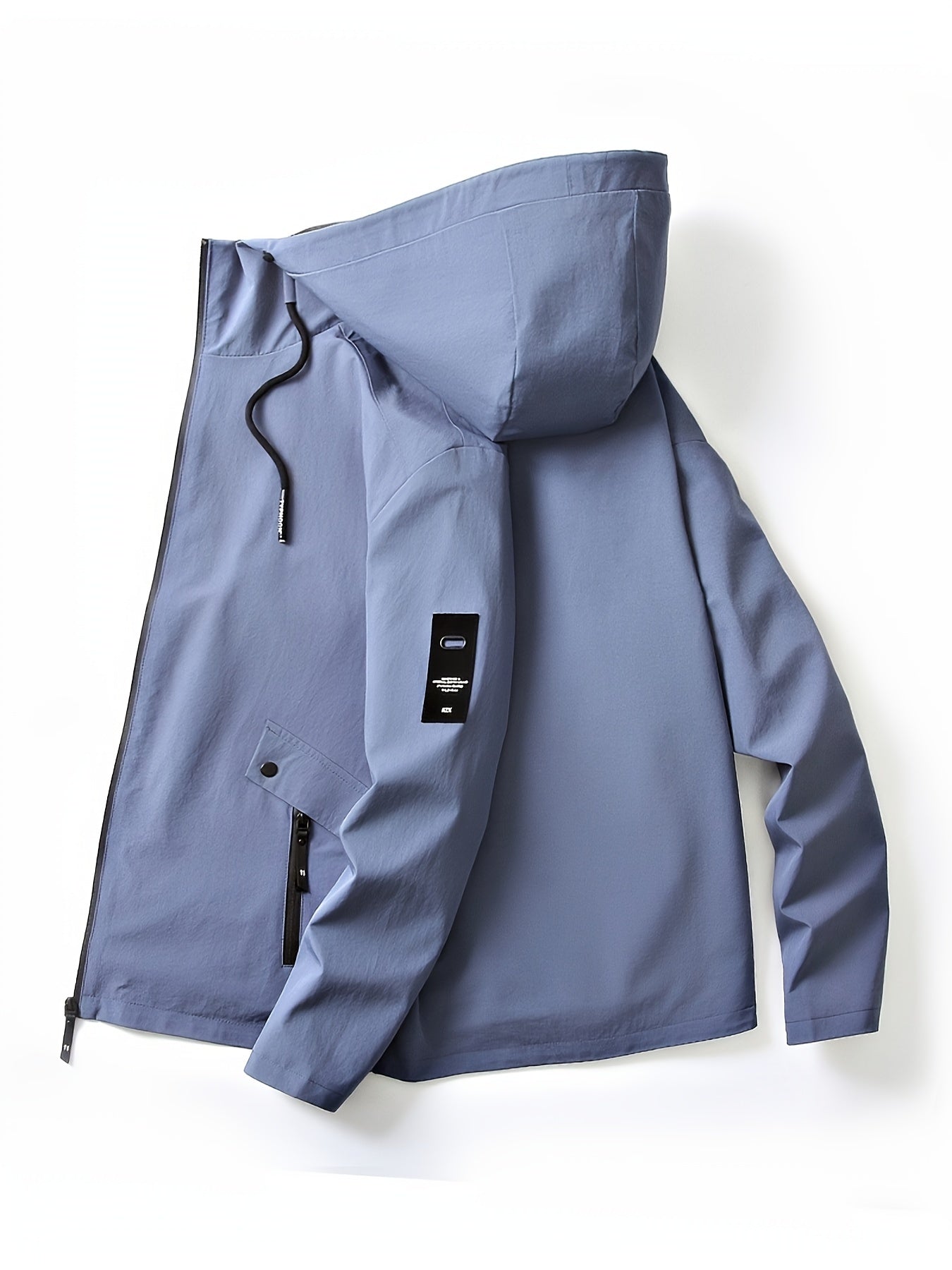 Men's Classic Hooded Windbreaker Jacket