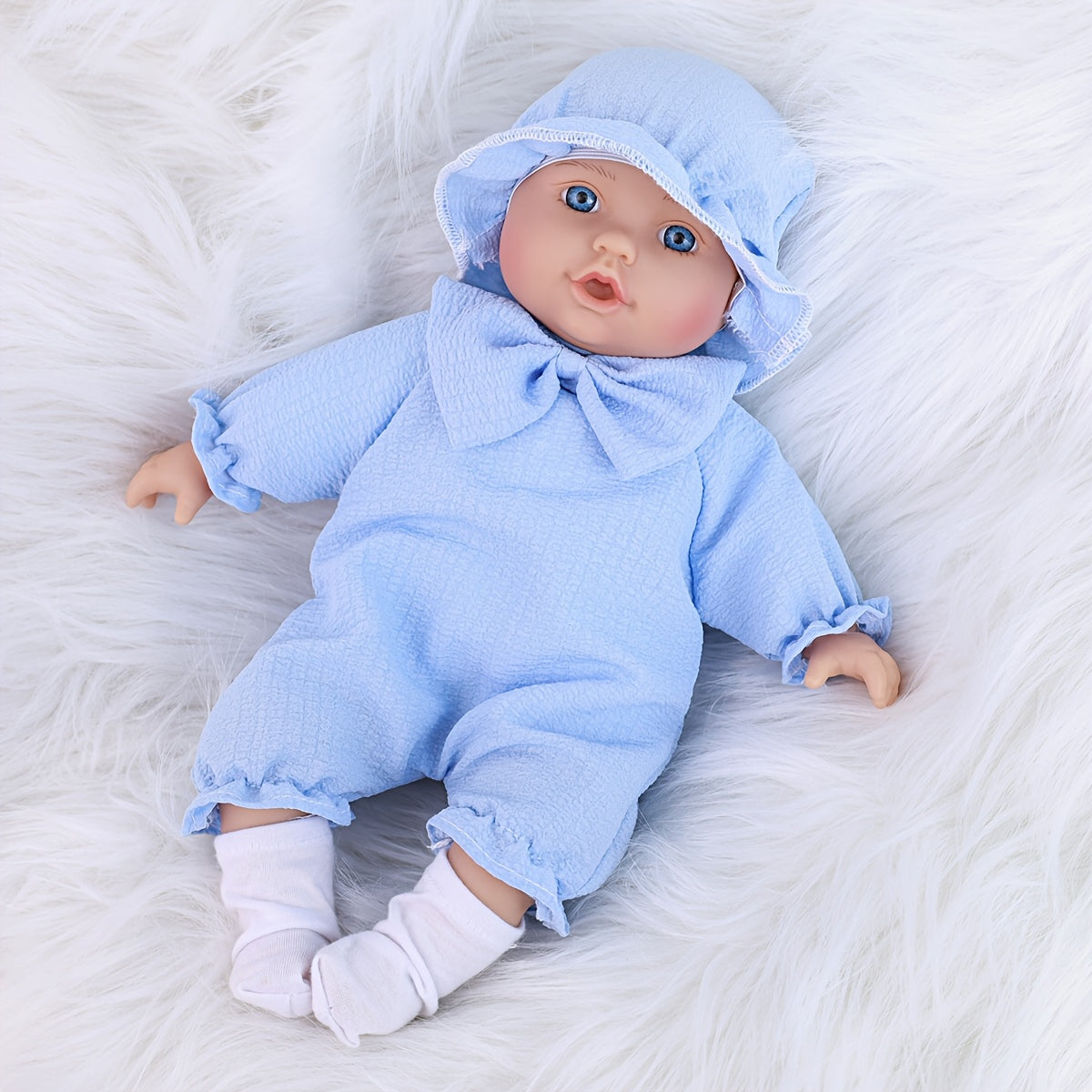 Realistic Soft Body Lifelike Reborn Doll with Clothes Suit for Boys Girls