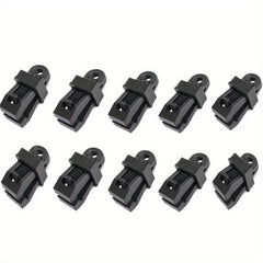 10pcs Large Sky Curtain Tent Clips Windproof Adjustable Buckles