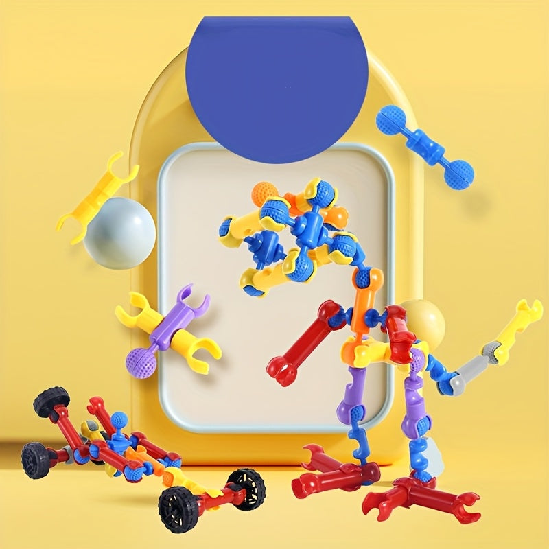 Interlocking Building Blocks Educational Puzzle Toy