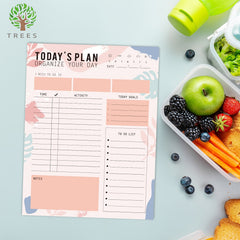 Trees 1pc Schedule Notebook 8.6x6.5 Inches 52 Sheets