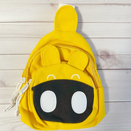 Boys Smiling Face Messenger Bag Adjustable Strap Children's Accessories