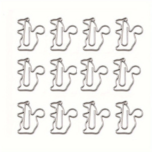 10pcs Kangaroo Paper Clip Special Shaped Creative Pin
