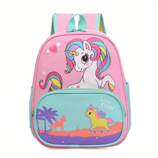 Kindergarten Lightweight Spine Protection Cartoon Schoolbag